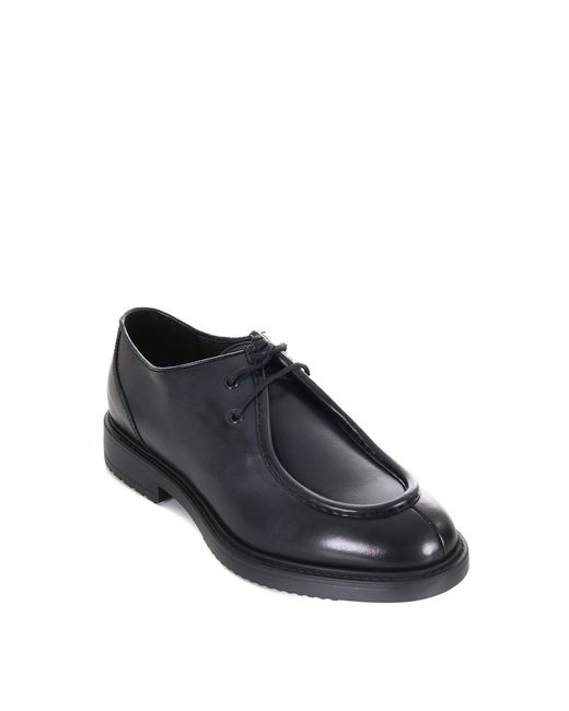 Doucal's Blue Doucals Leather Shoes for men