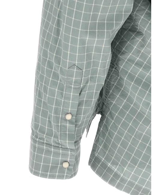Maison Mihara Yasuhiro Gray Shirt Adhesive Decorations for men