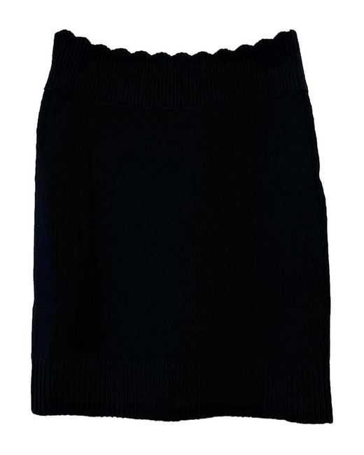 Chloé Black Fitted Mini Skirt