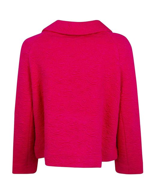 Dries Van Noten Pink Huvia Cropped Jacket