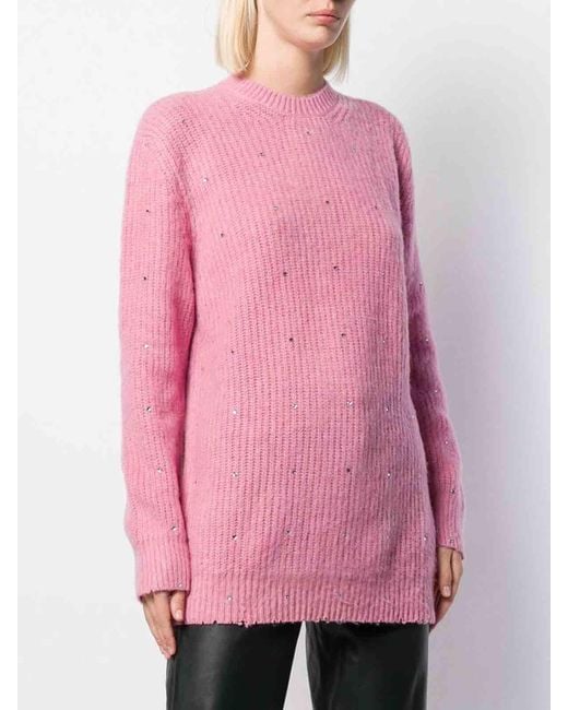 MSGM Pink Ter Knit