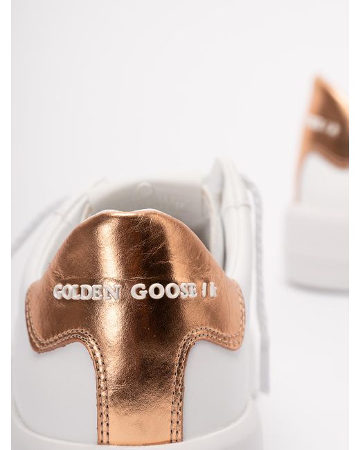 Golden Goose Deluxe Brand White `pure Star Bio` Sneakers