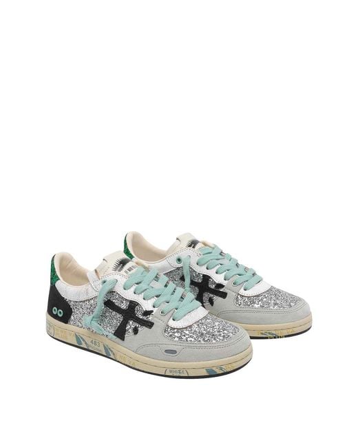 Premiata Metallic Bskt Clayd Sneakers