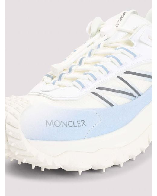 Moncler White Trailgrip Low Top Sneakers for men