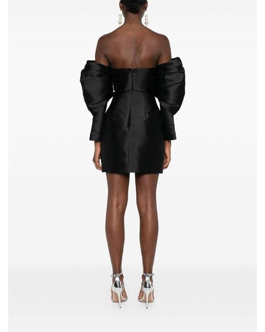 Solace London Black Freja Mini Dress