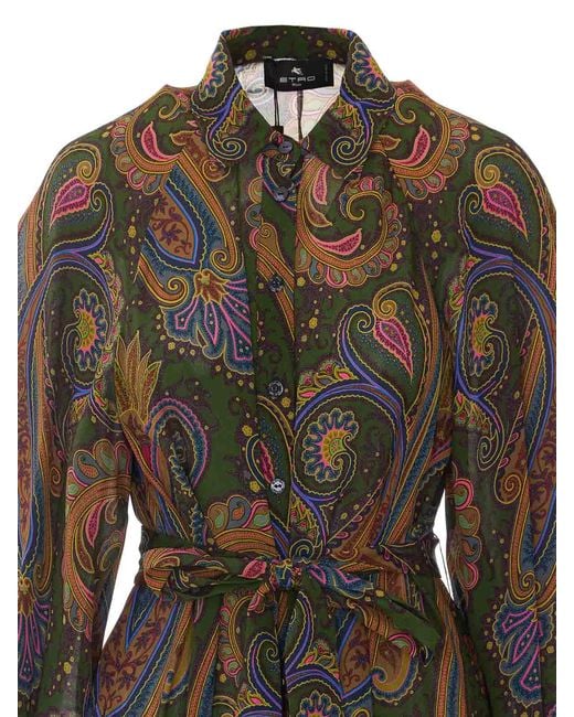 Etro Multicolor Long Dress