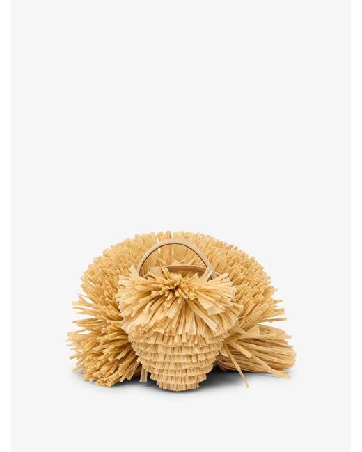 Moschino Metallic Cork Raffia Sandal