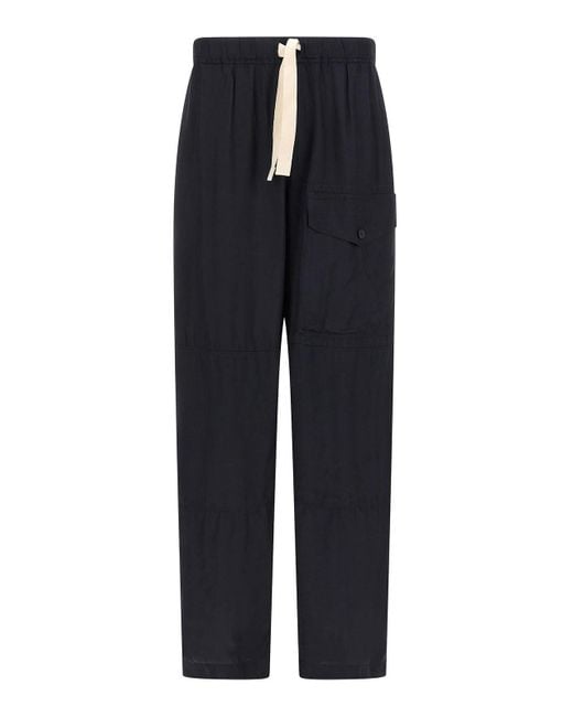 Dries Van Noten Blue Pannoch Pants for men