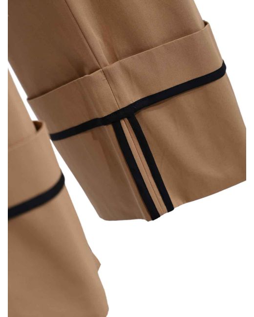 Herno Natural Drop-Proof Cotton Gabardine Trousers