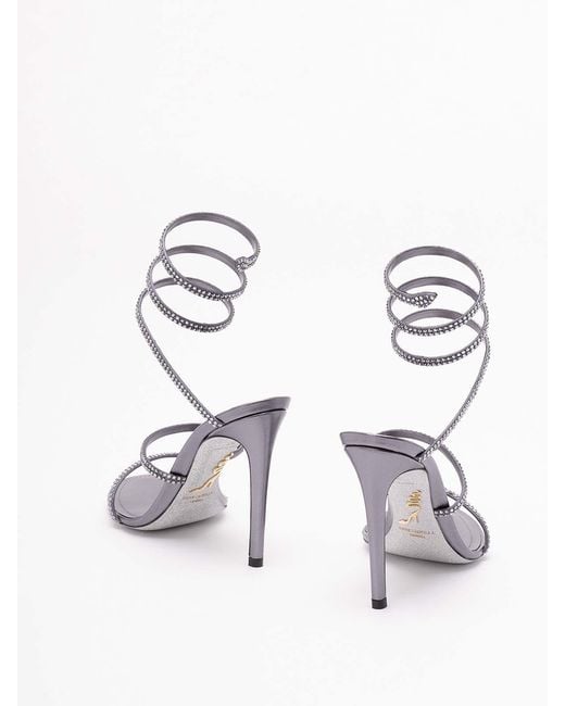 Rene Caovilla Metallic Sandals