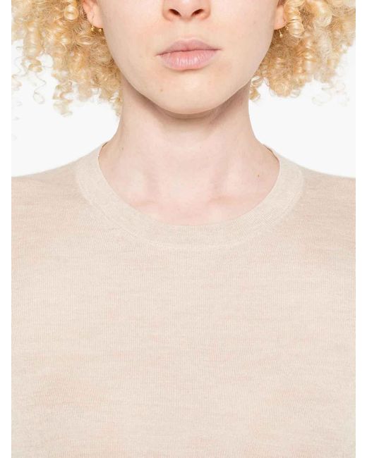 Isabel Marant Natural Ilona Crew Neck Pullover