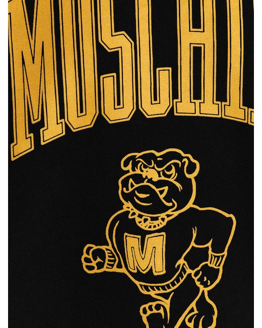 Moschino Black 'college' Sweatshirt for men