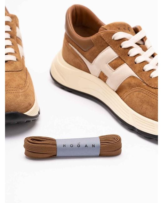 Hogan Brown Hyperlight Sneakers for men