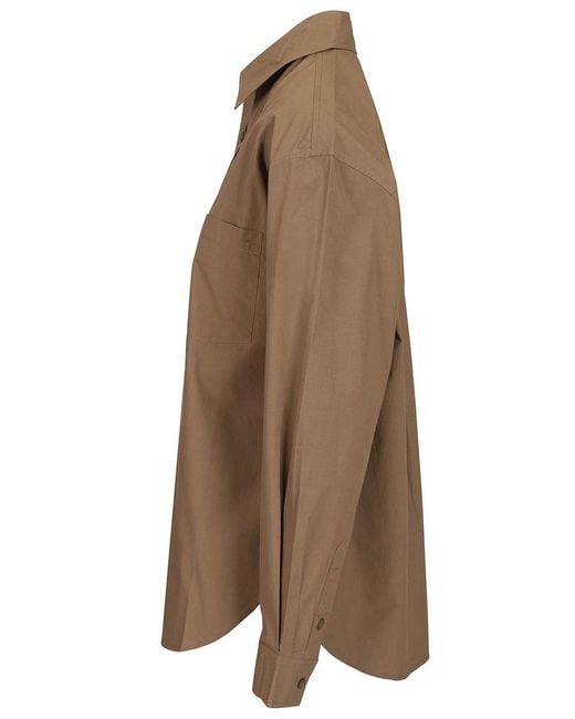 Matteau Brown Relaxed Shirt