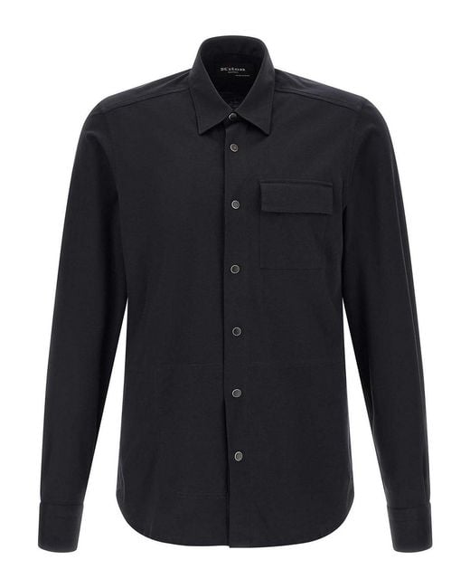 Kiton Blue Buba Shirt for men