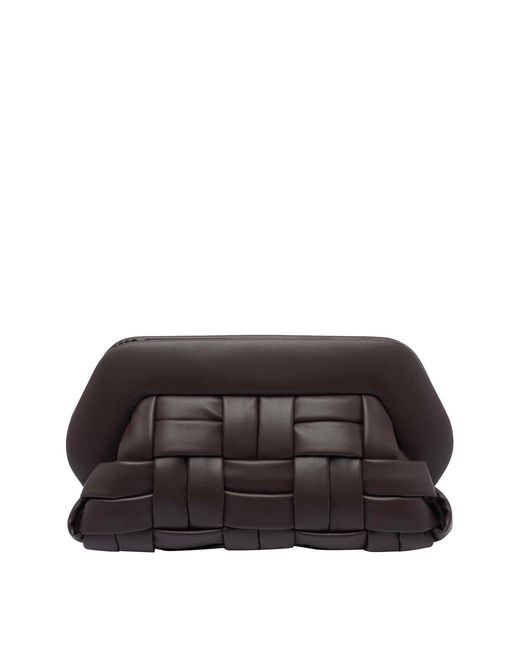 THEMOIRÈ Black Bios Weaved Clutch