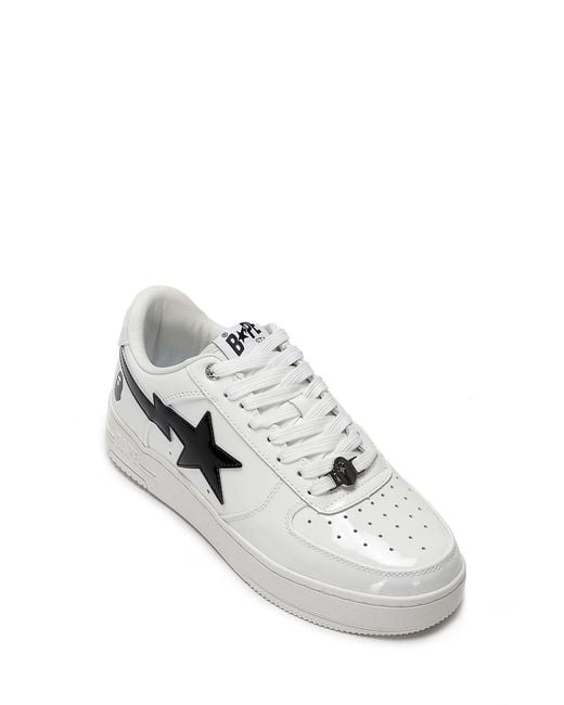 A Bathing Ape White Sneakers for men