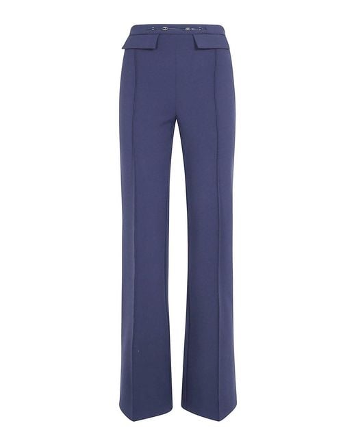 Elisabetta Franchi Blue Classic Trousers