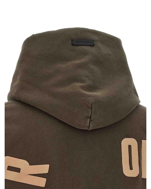 Fear Of God Green Classic Hoodie for men