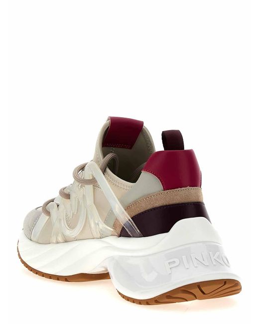 Pinko White Ariel 01 Sneakers