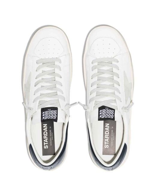 Golden Goose Deluxe Brand White Stardan Sneakers for men
