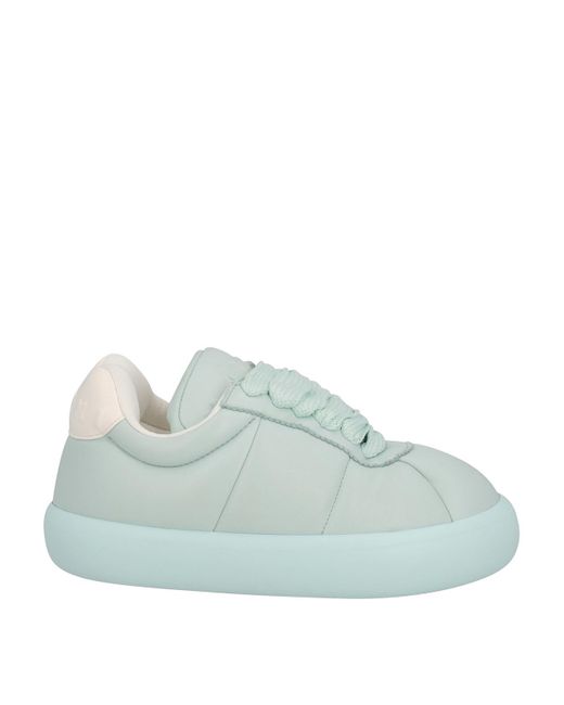 Marni Blue Sneakers In Leather