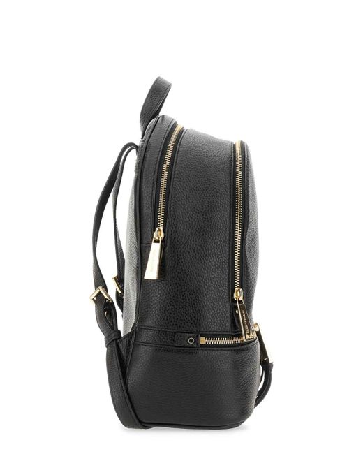 MICHAEL Michael Kors Black Rhea Zipper Medium Backpack
