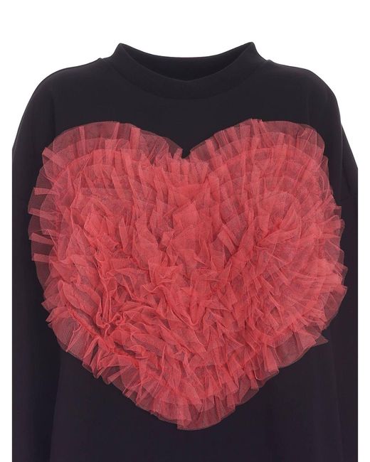 Vivetta Blue Heart Sweatshirt