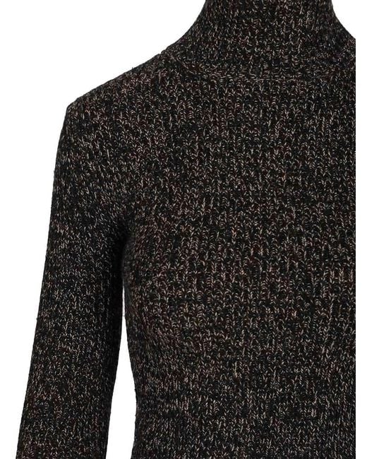 Max Mara Black Turtleneck Sweater