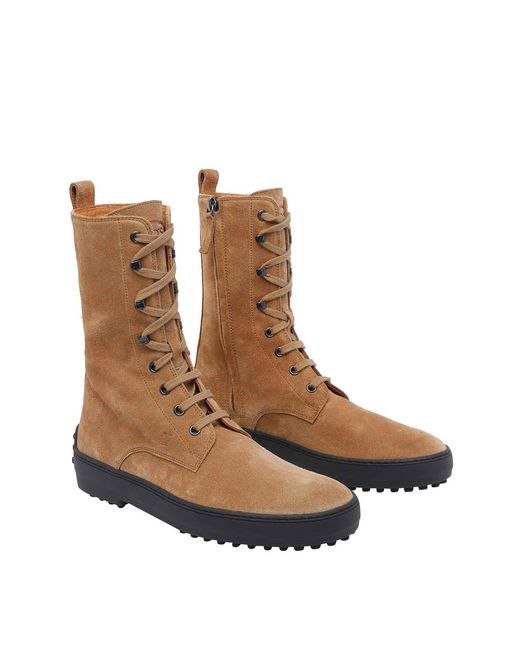 Tod's Brown Winter Gommino Bootie