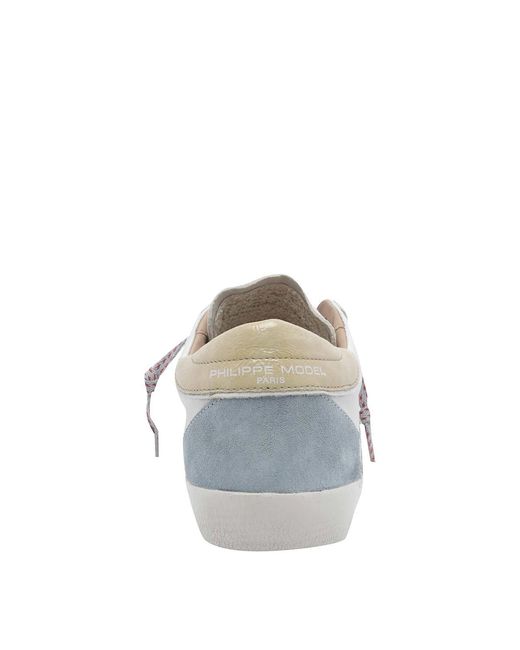 Philippe Model White And Light Prsx Sneakers