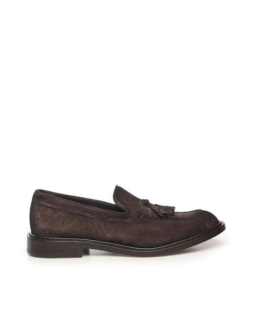 Sturlini Brown Tassel Loafers for men