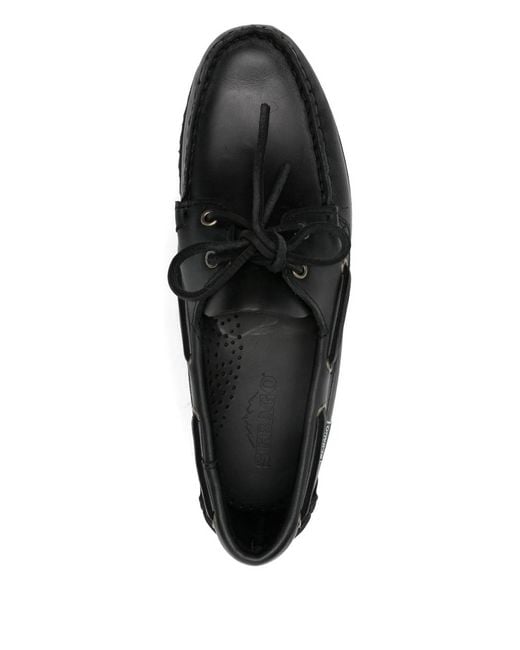 Sebago Black Ranger Waxy Loafers for men