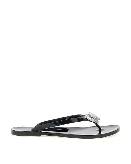 Mach & Mach White Sandals