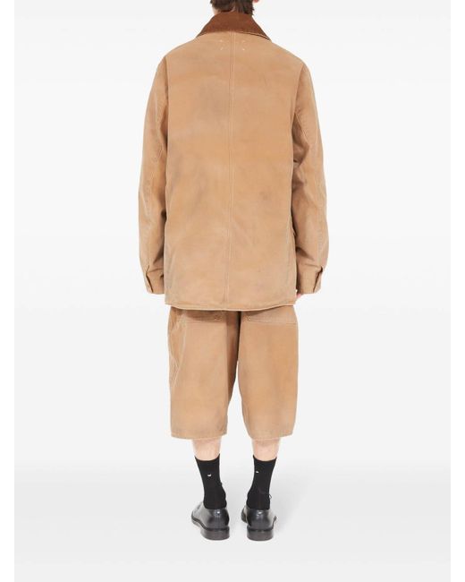 Maison Margiela Natural Cotton Waxed Jacket for men