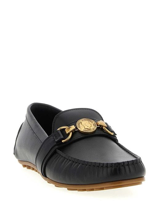 Moschino Black Penny Loafers for men