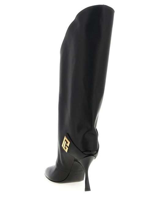 Balmain Black Twist Boots
