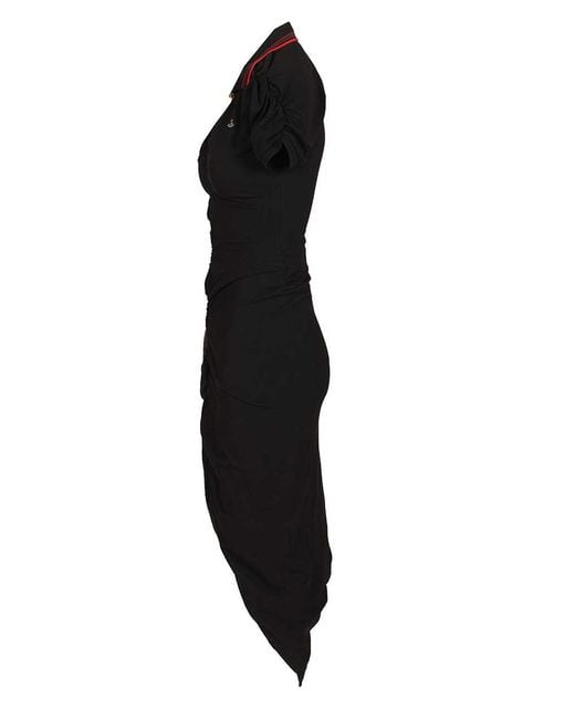 Vivienne Westwood Black Pulling Cotton Dress