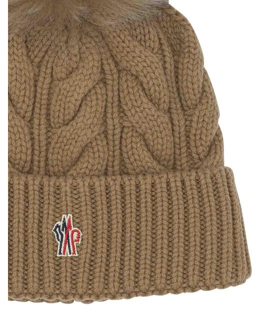 Moncler Natural Grenoble Wool Hat