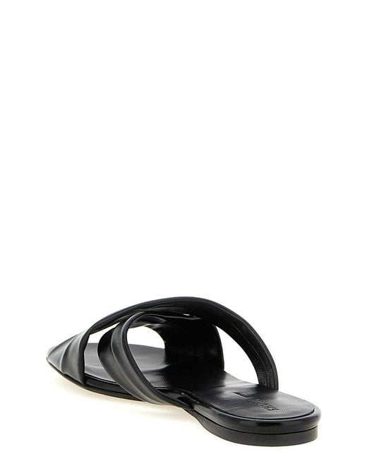 Khaite Black Liria Sandals