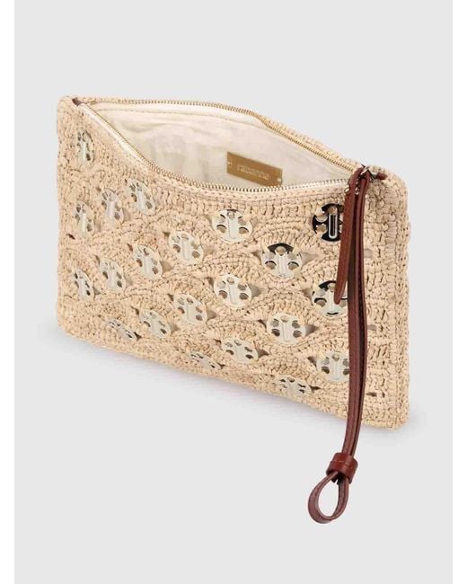 Rabanne Natural Raphy Clutch Bags
