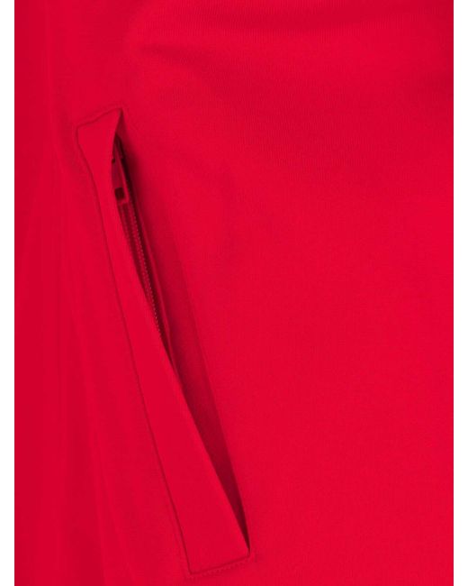 Balenciaga Red 'Back Tracksuit' Dress