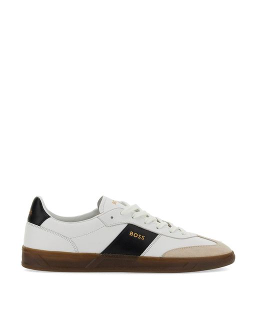 Boss White Brandon Sneaker for men