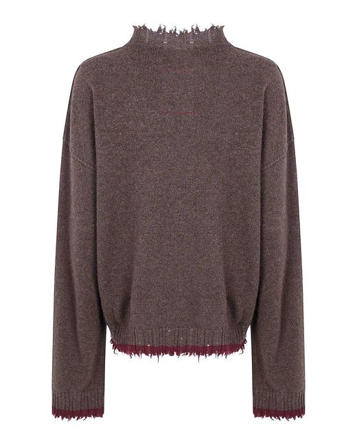 Uma Wang Brown Long Sleeves Top
