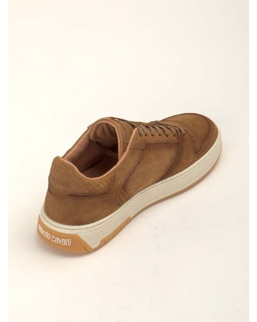 Roberto Cavalli Brown Sneakers for men
