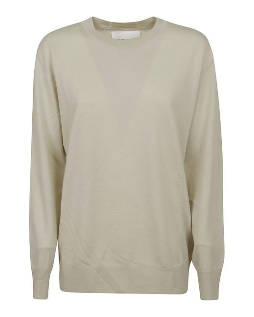 Jil Sander Gray Wool Sweater