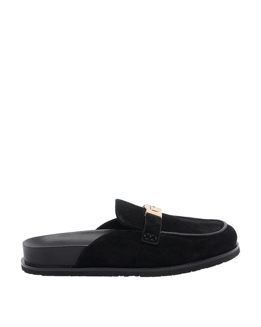 Tory Burch Black Leelee Mules