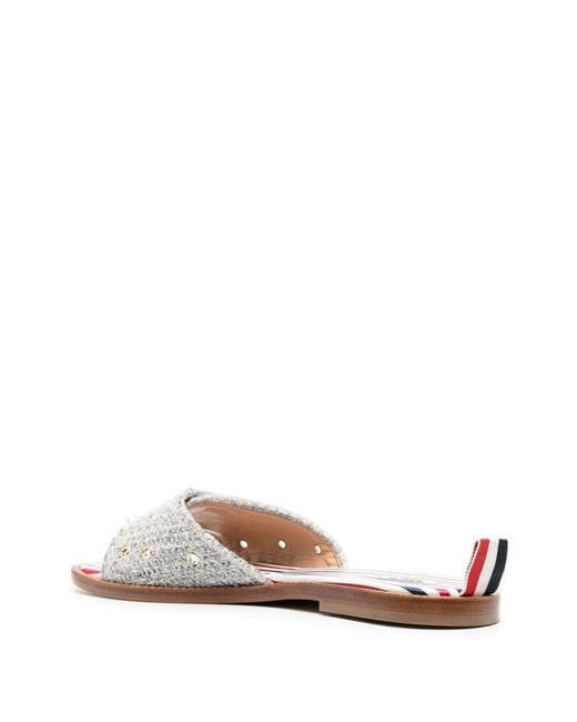 Thom Browne White Sandals