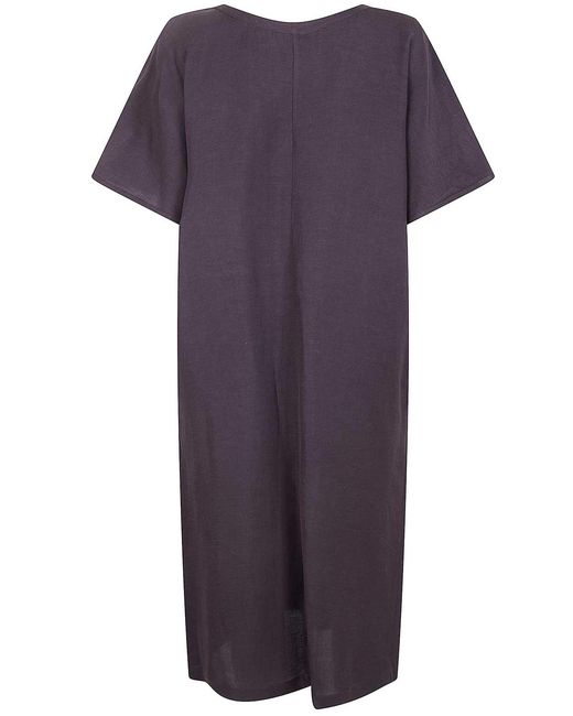 Liviana Conti Purple Natalie Midi Dress
