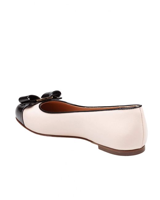 Ferragamo White Dancer Varina